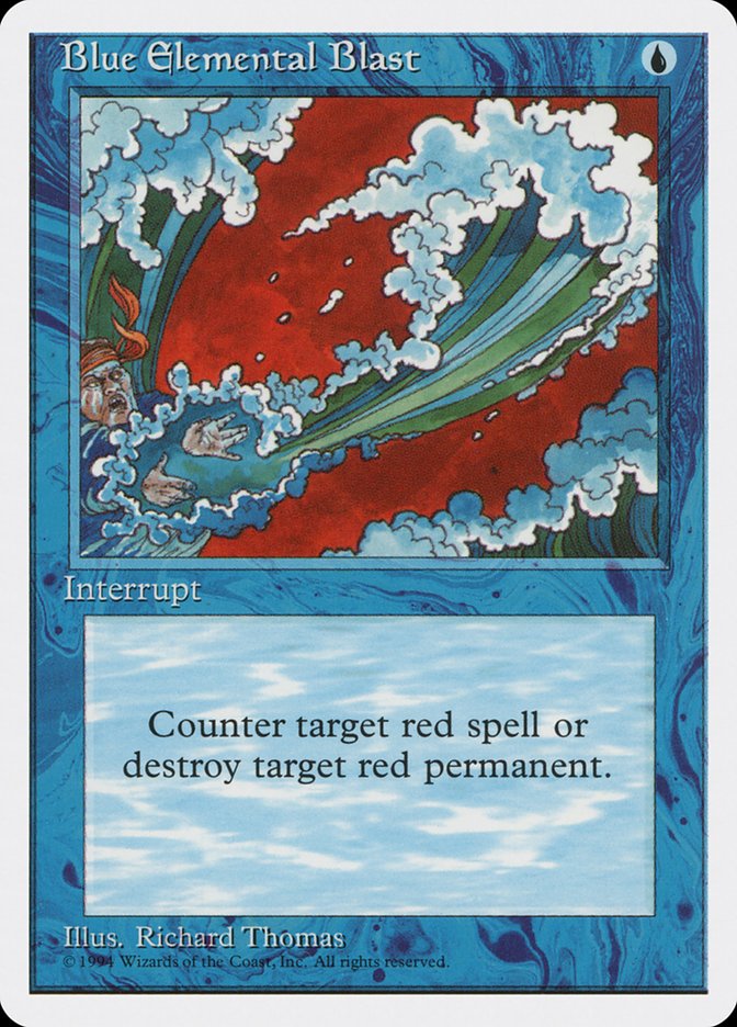 Blue Elemental Blast [Media Promos] | Local Legends