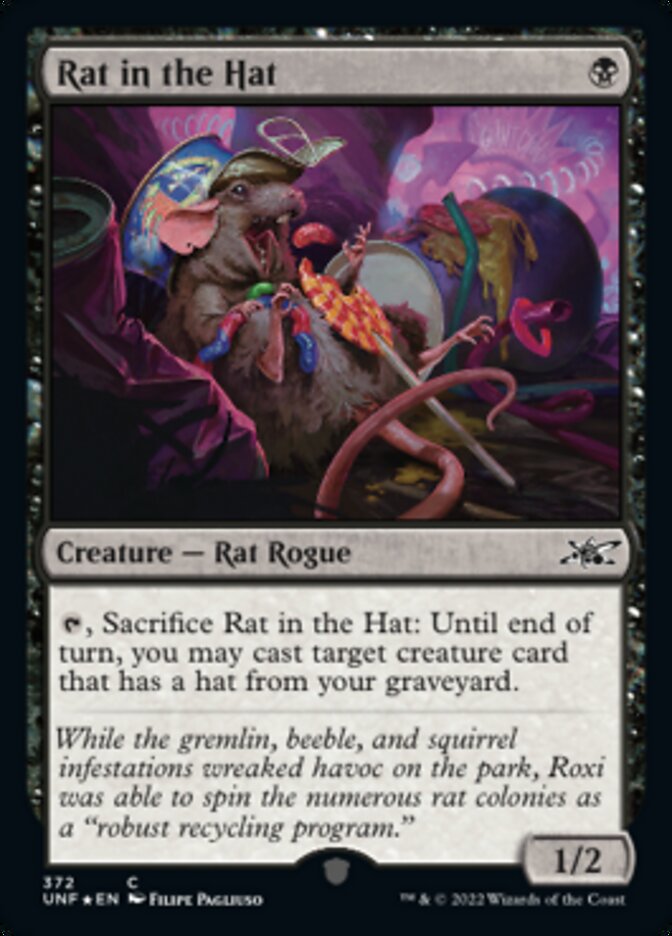 Rat in the Hat (Galaxy Foil) [Unfinity] | Golgari Games