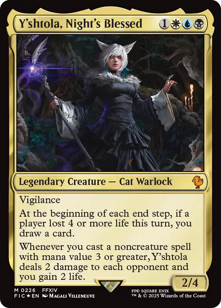 Y'shtola, Night's Blessed (Surge Foil) [FINAL FANTASY Commander] | Local Legends