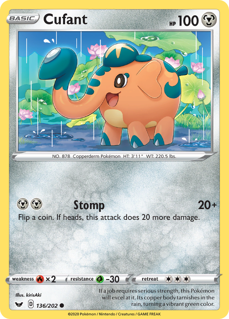 Cufant (136/202) [Sword & Shield: Base Set] | Local Legends