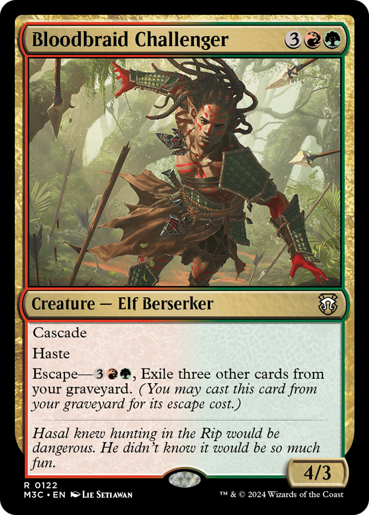 Bloodbraid Challenger [Modern Horizons 3 Commander] | Local Legends