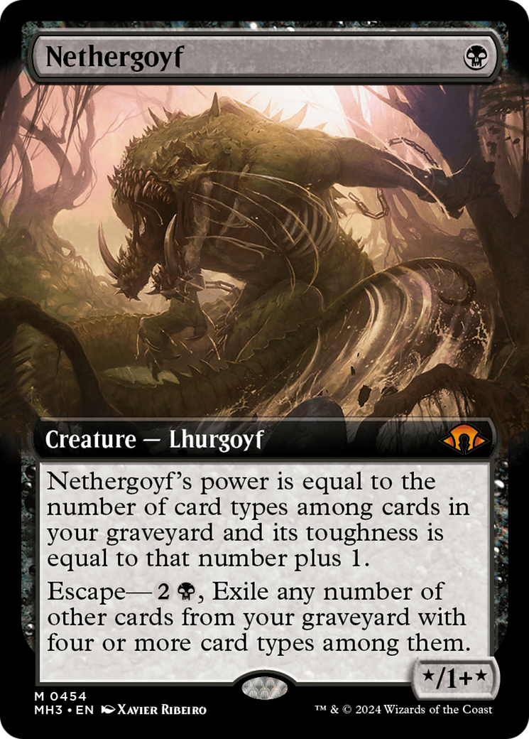 Nethergoyf (Extended Art) [Modern Horizons 3] | Local Legends