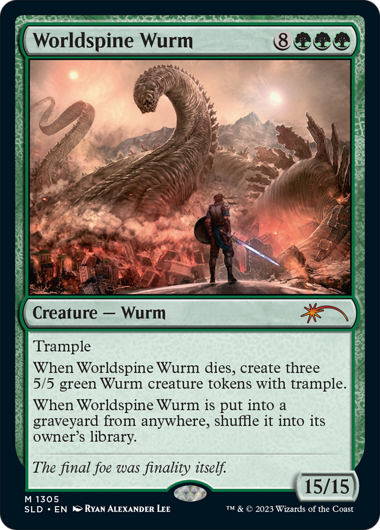 Worldspine Wurm [Secret Lair Drop Series] | Golgari Games