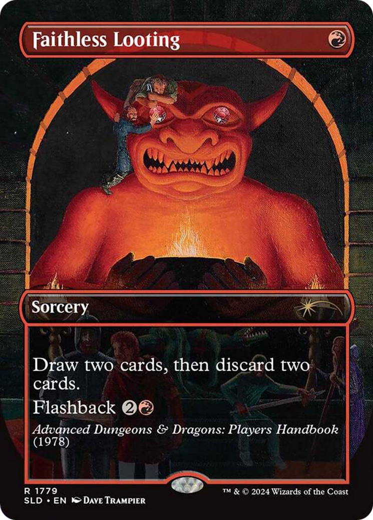 Faithless Looting (Rainbow Foil) [Secret Lair Drop Series] | Local Legends