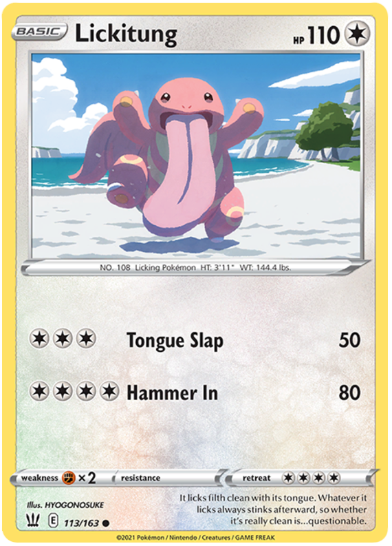 Lickitung (113/163) [Sword & Shield: Battle Styles] | Golgari Games