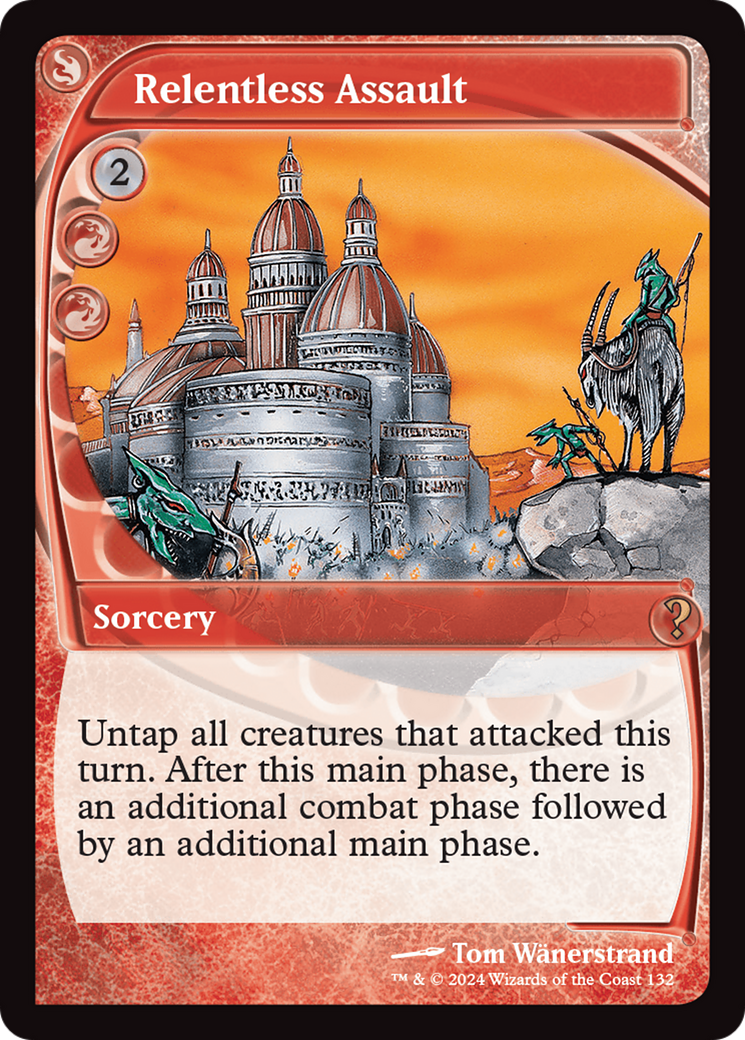 Relentless Assault (Future Sight) [Mystery Booster 2] | Local Legends