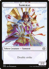 Phyrexian Goblin // Samurai Double-Sided Token [Phyrexia: All Will Be One Tokens] | Local Legends