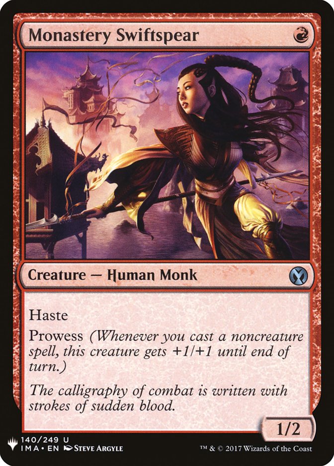 Monastery Swiftspear [Mystery Booster] | Local Legends