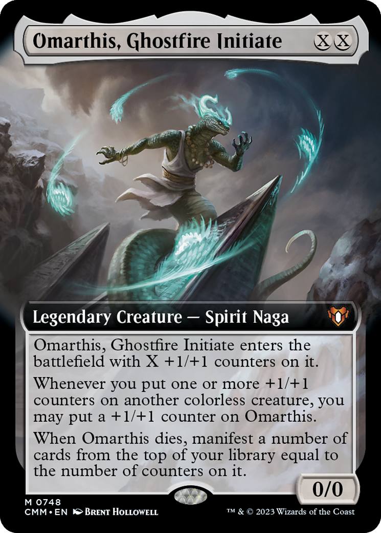 Omarthis, Ghostfire Initiate (Extended Art) [Commander Masters] | Local Legends