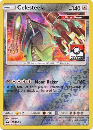 Celesteela (100/168) (League Promo) [Sun & Moon: Celestial Storm] | Local Legends