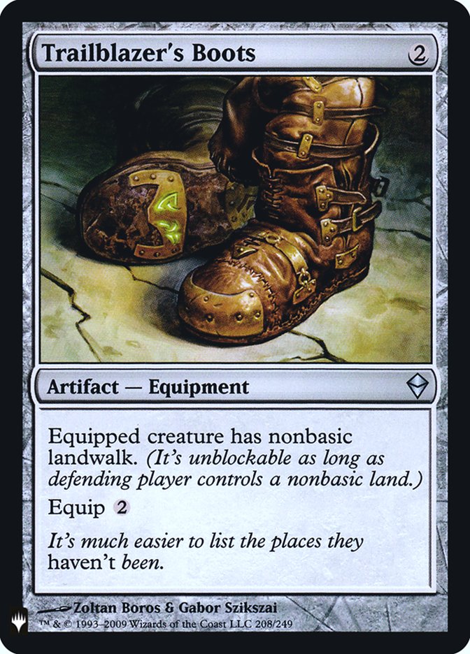 Trailblazer's Boots [Mystery Booster] | Golgari Games