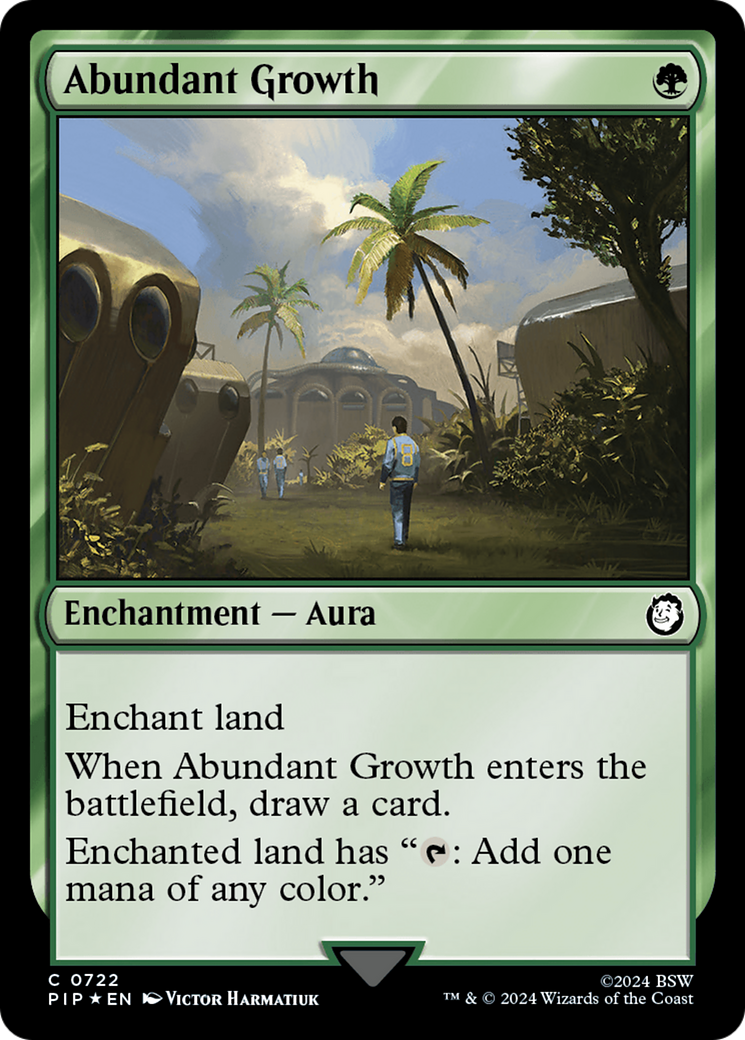 Abundant Growth (Surge Foil) [Fallout] | Golgari Games