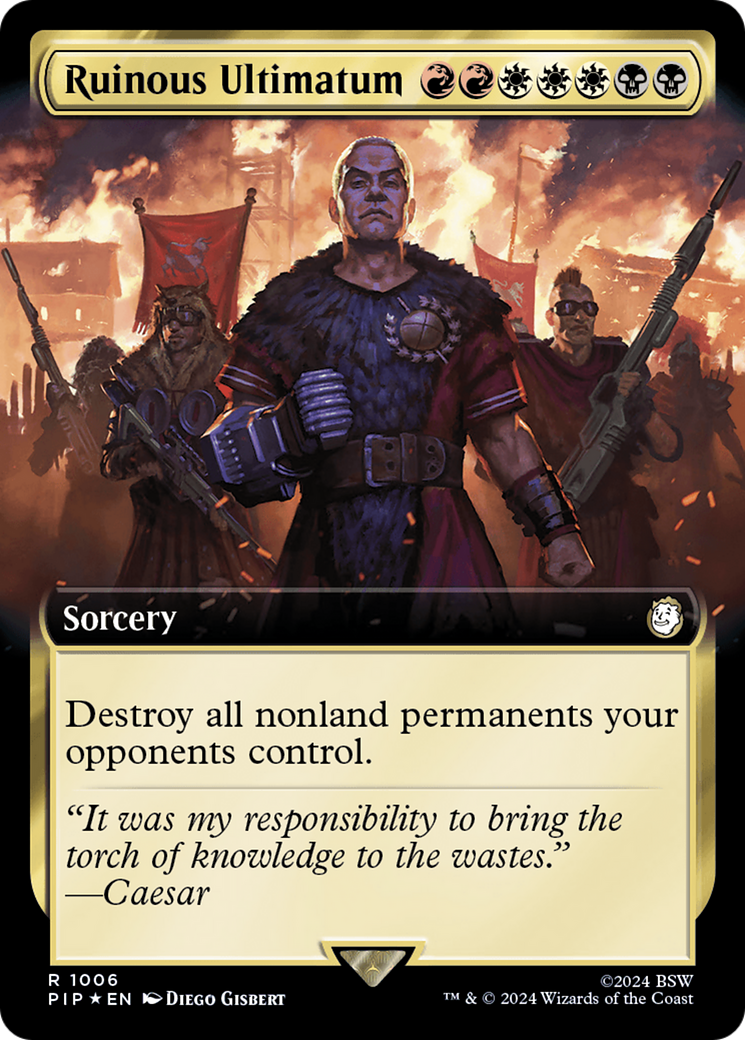 Ruinous Ultimatum (Extended Art) (Surge Foil) [Fallout] | Local Legends