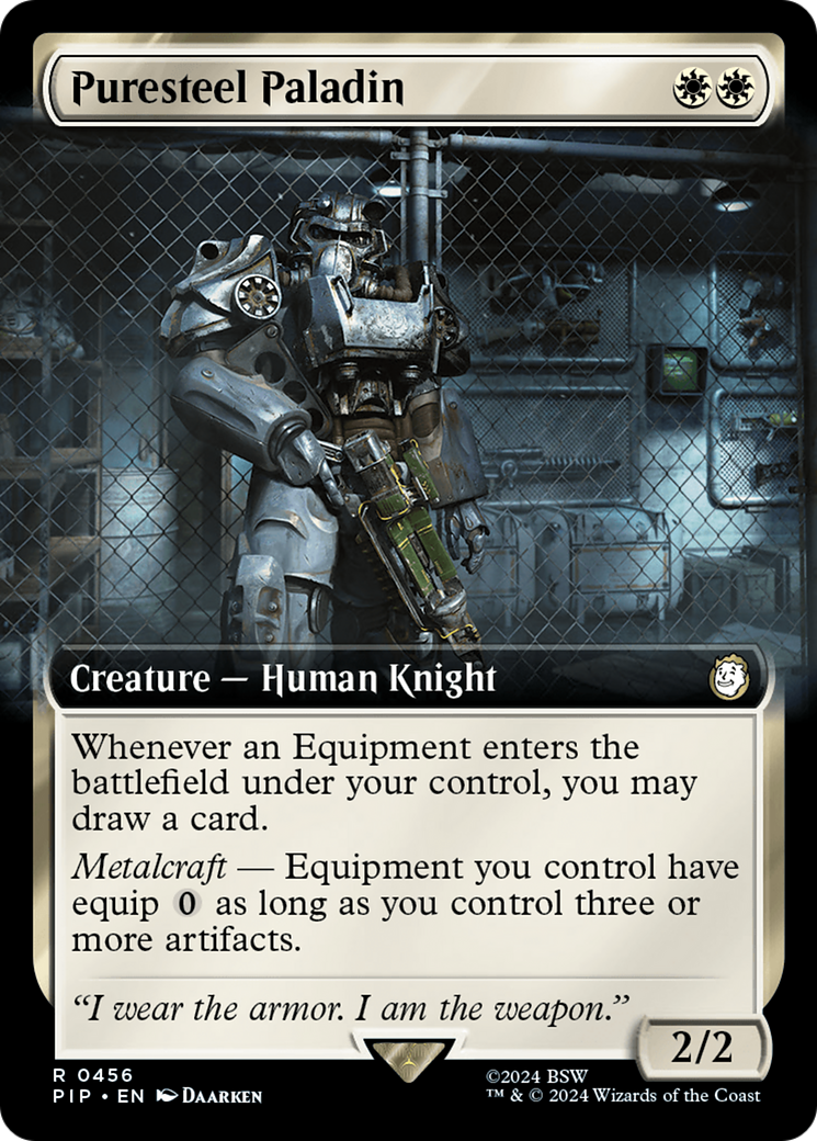 Puresteel Paladin (Extended Art) [Fallout] | Local Legends