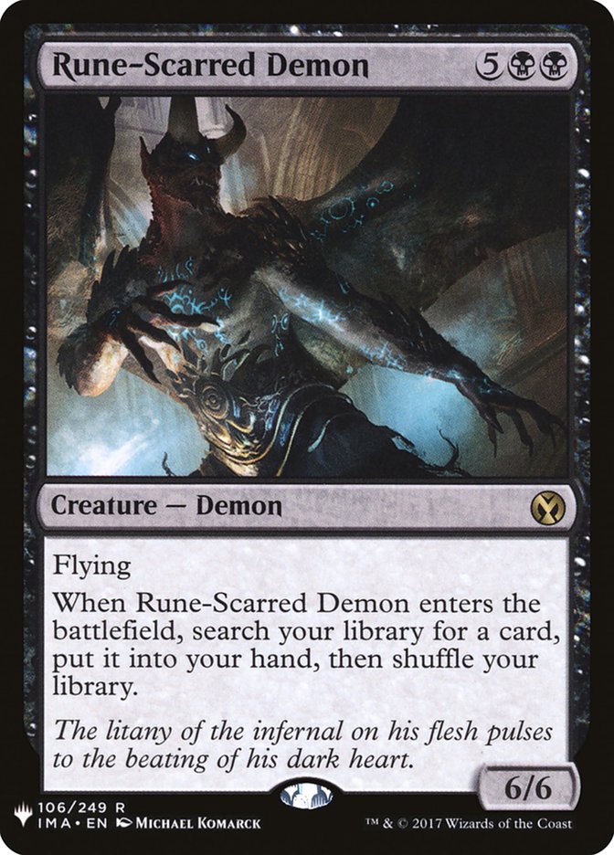 Rune-Scarred Demon [Mystery Booster] | Local Legends