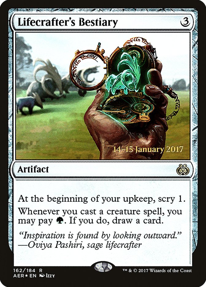 Lifecrafter's Bestiary [Aether Revolt Prerelease Promos] | Local Legends