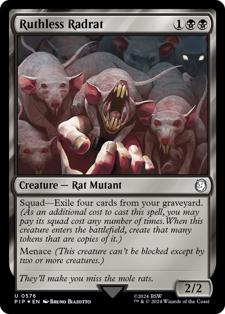 Ruthless Radrat (Surge Foil) [Fallout] | Local Legends