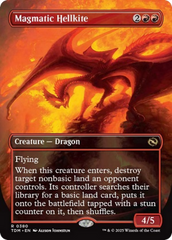 Magmatic Hellkite (Borderless) [Tarkir: Dragonstorm] | Local Legends