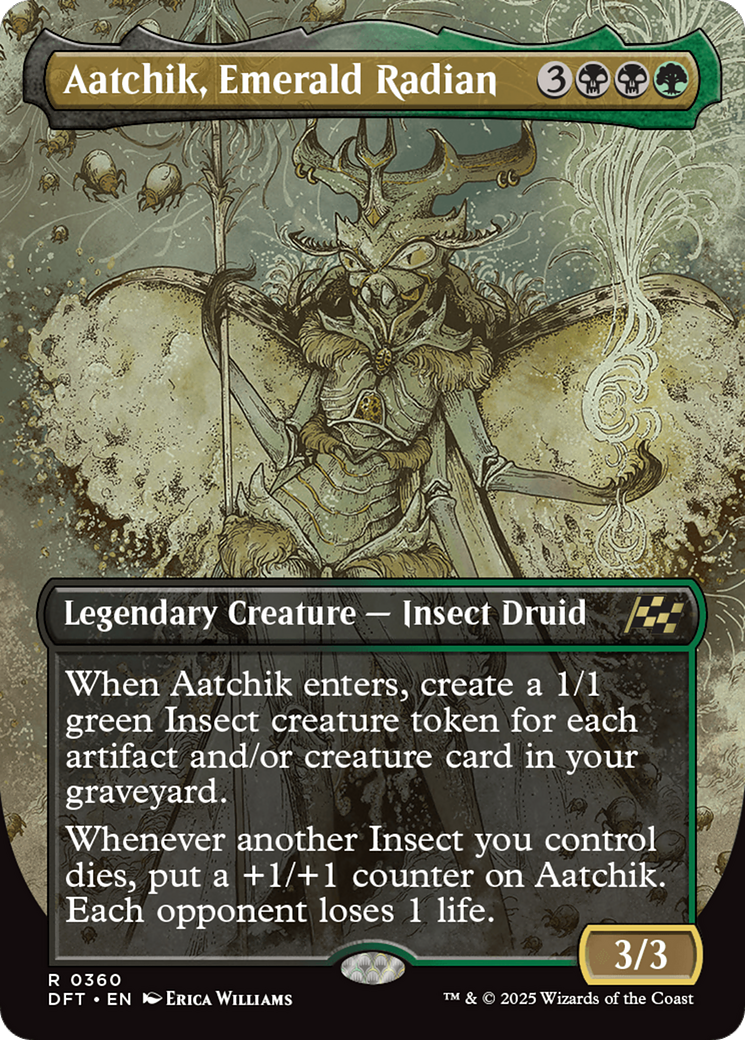 Aatchik, Emerald Radian (Borderless) [Aetherdrift] | Local Legends