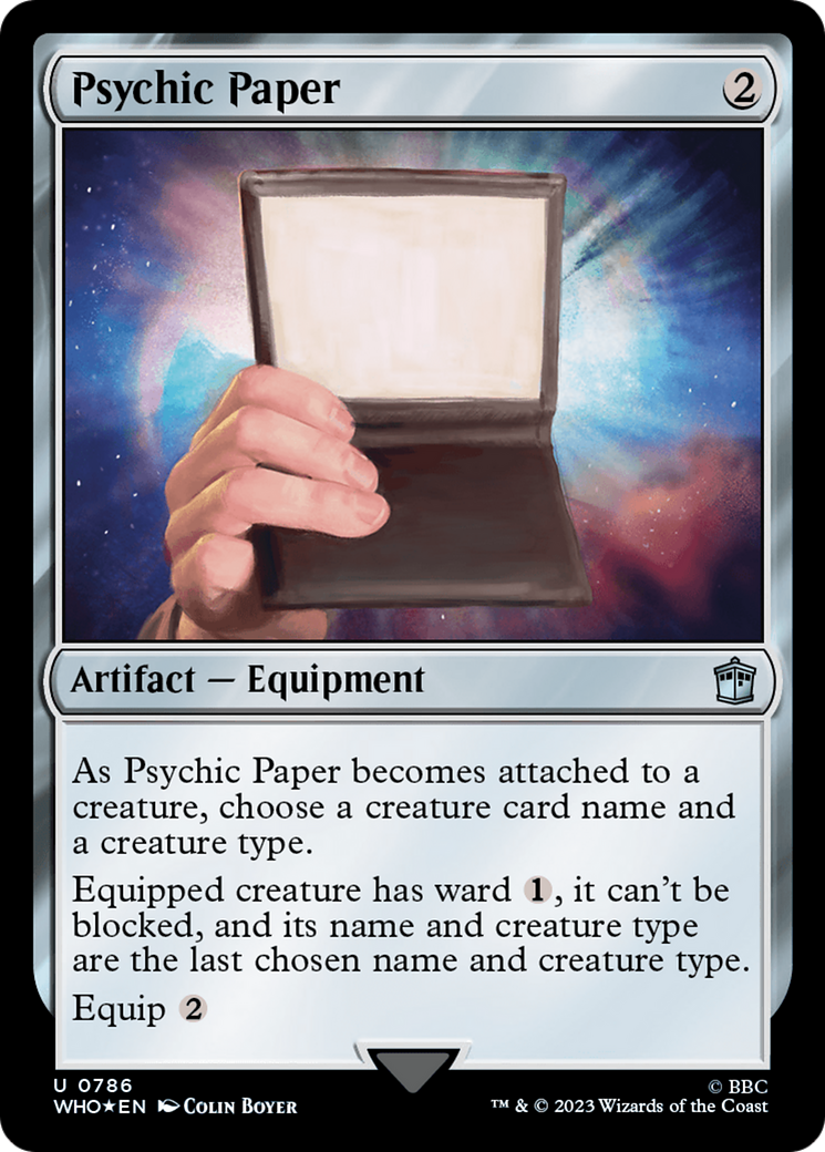 Psychic Paper (Surge Foil) [Doctor Who] | Local Legends