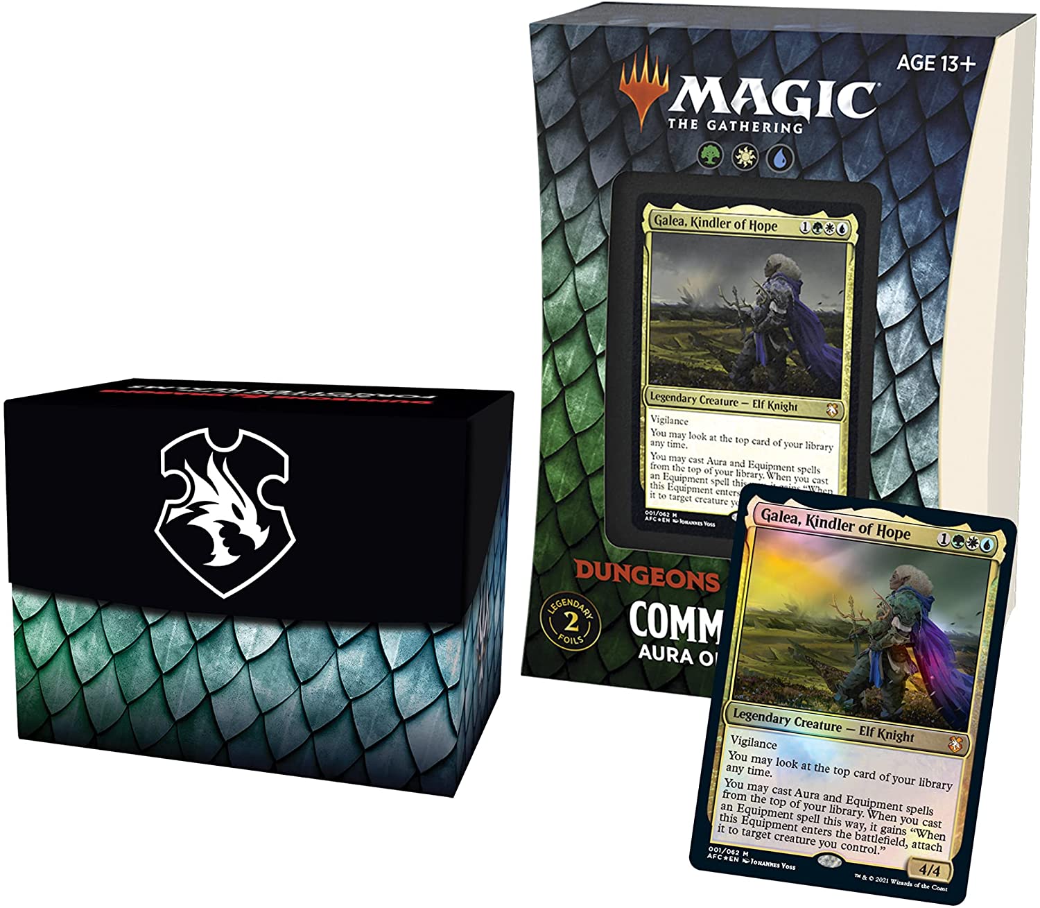 Dungeons & Dragons: Adventures in the Forgotten Realms - Commander Deck (Aura of Courage) | Local Legends