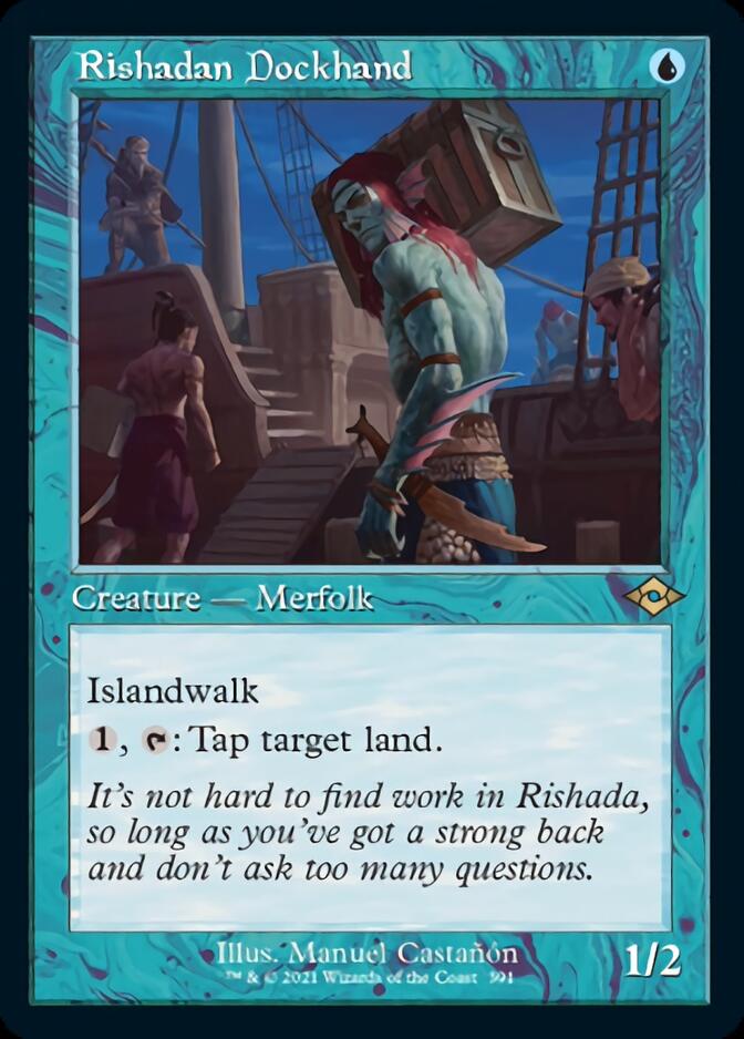 Rishadan Dockhand (Retro Foil Etched) [Modern Horizons 2] | Local Legends