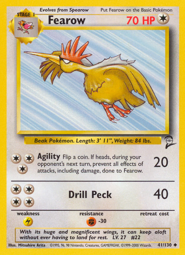 Fearow (41/130) [Base Set 2] | Local Legends