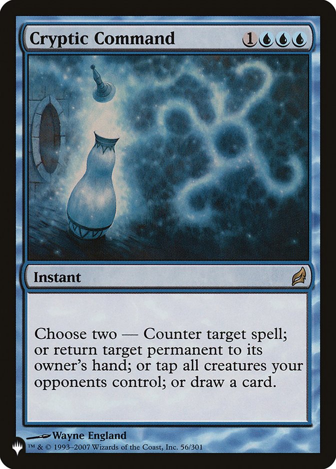 Cryptic Command [The List] | Local Legends