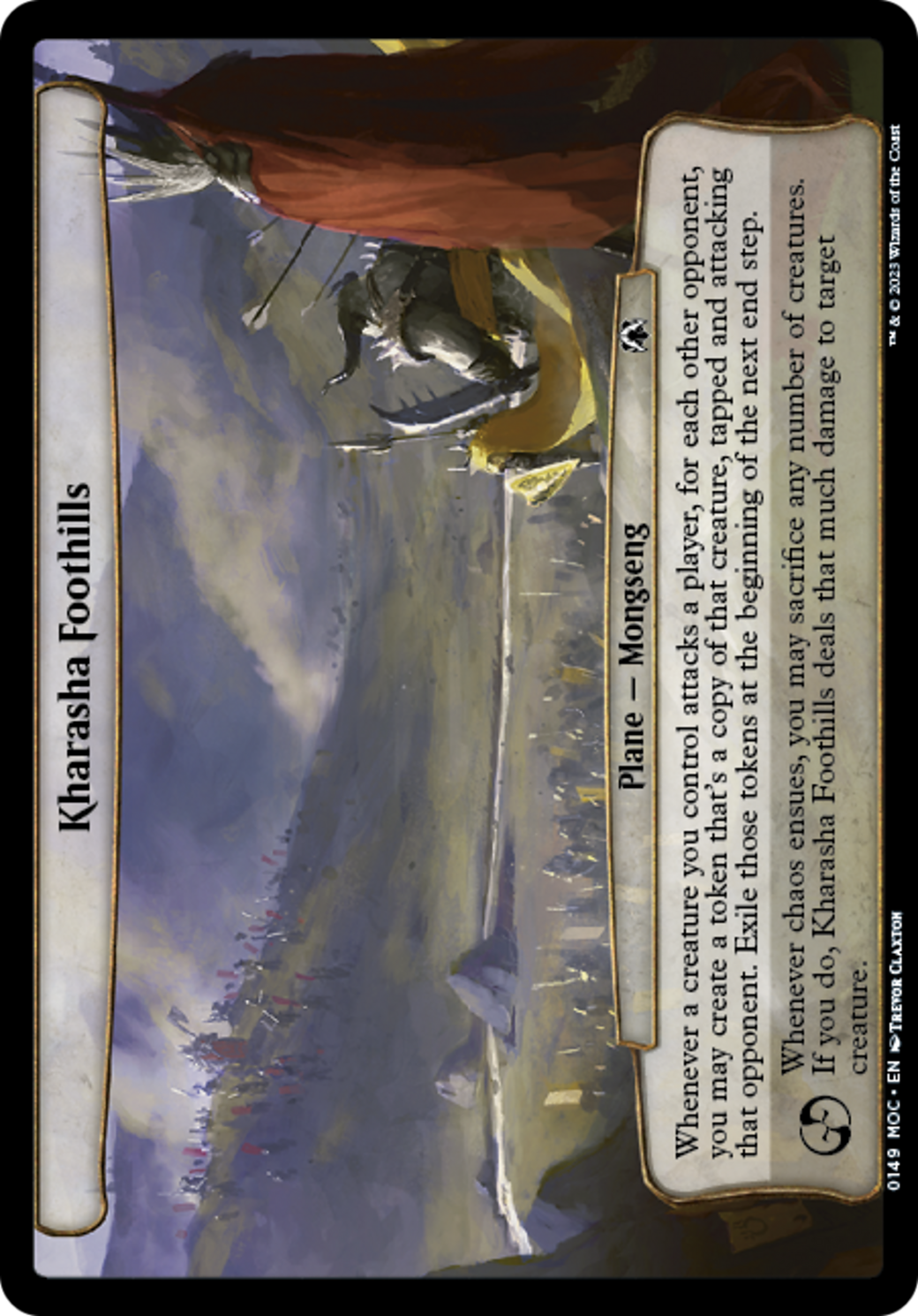 Kharasha Foothills [March of the Machine Commander] | Golgari Games