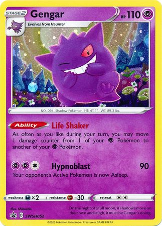 Gengar (SWSH052) [Sword & Shield: Black Star Promos] | Local Legends