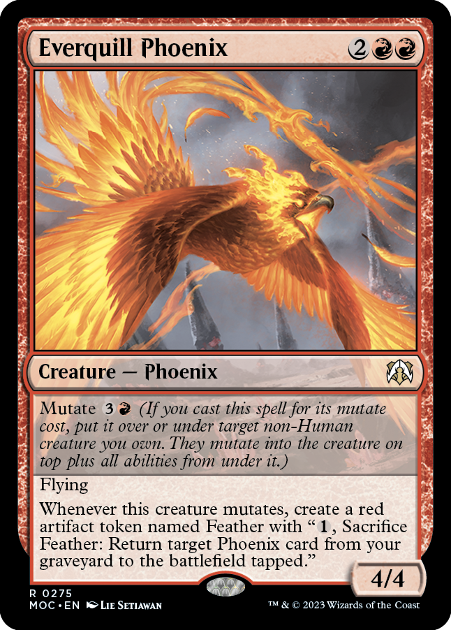 Everquill Phoenix [March of the Machine Commander] | Golgari Games