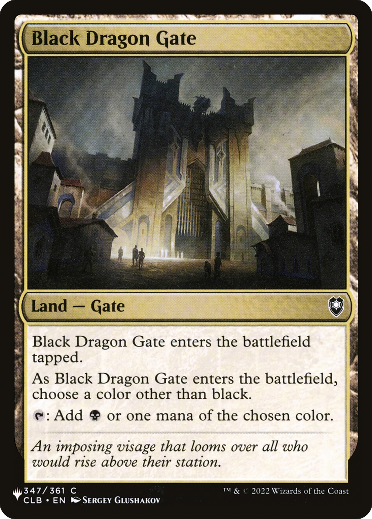 Black Dragon Gate [The List] | Local Legends