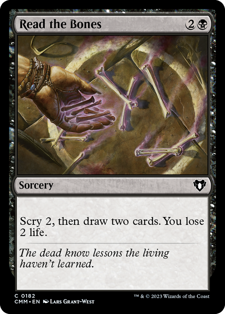 Read the Bones [Commander Masters] | Local Legends