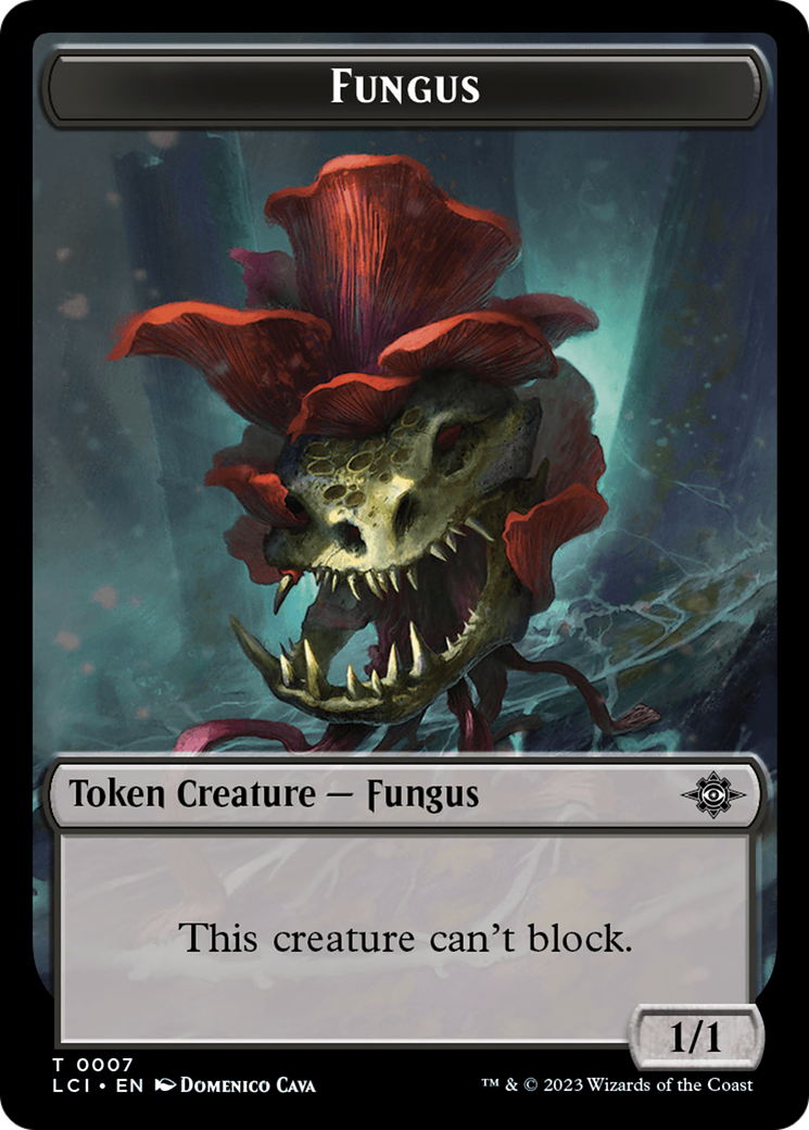 Gnome // Fungus Double-Sided Token [The Lost Caverns of Ixalan Tokens] | Local Legends