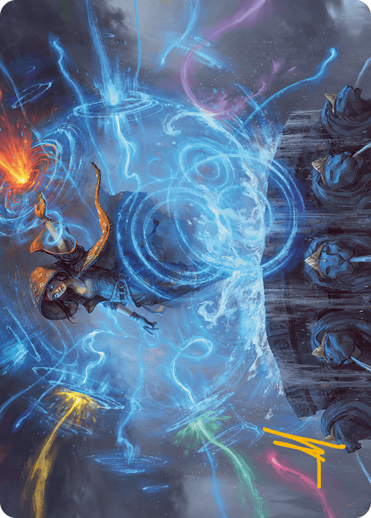 Flusterstorm Art Card (Gold-Stamped Signature) [Modern Horizons 3 Art Series] | Local Legends