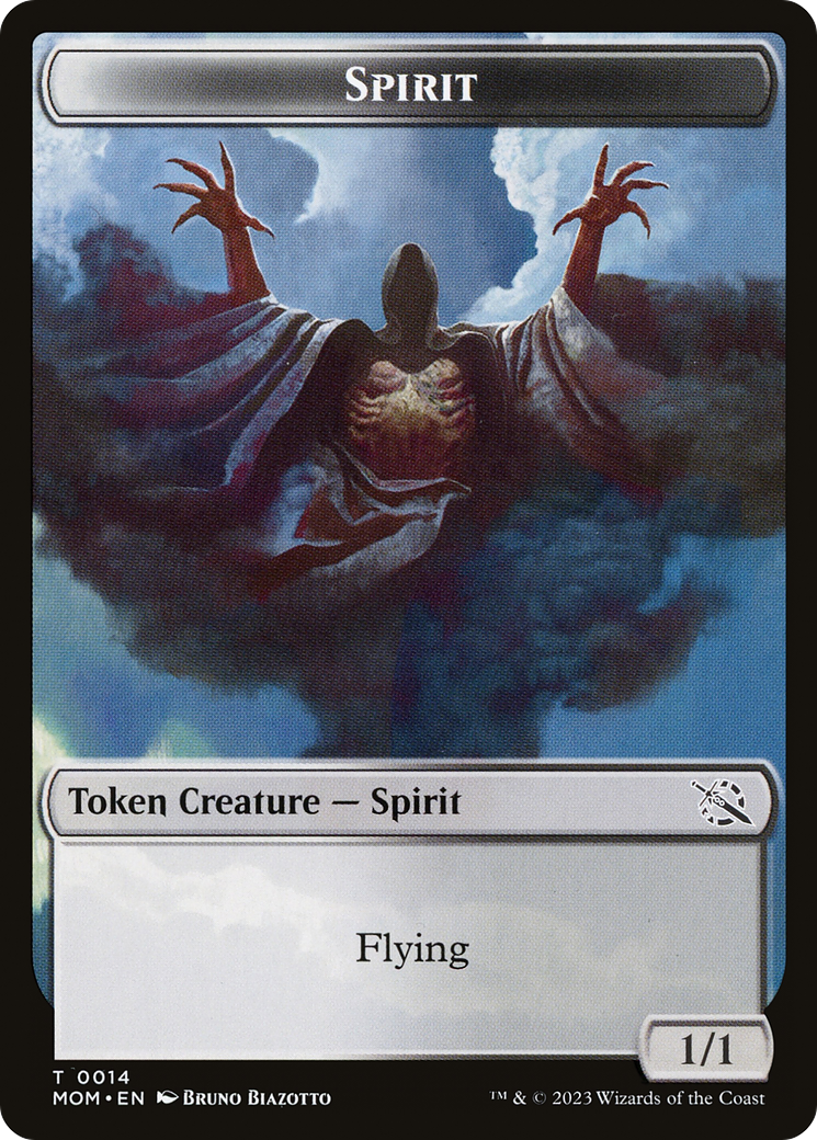 Thopter // Spirit (14) Double-Sided Token [March of the Machine Tokens] | Golgari Games