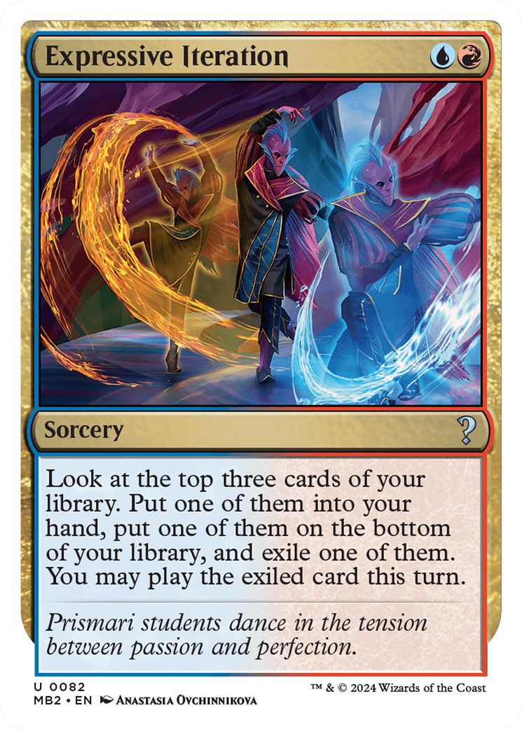 Expressive Iteration (White Border) [Mystery Booster 2] | Local Legends