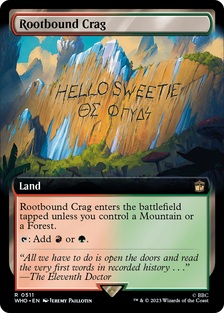 Rootbound Crag (Extended Art) [Doctor Who] | Local Legends