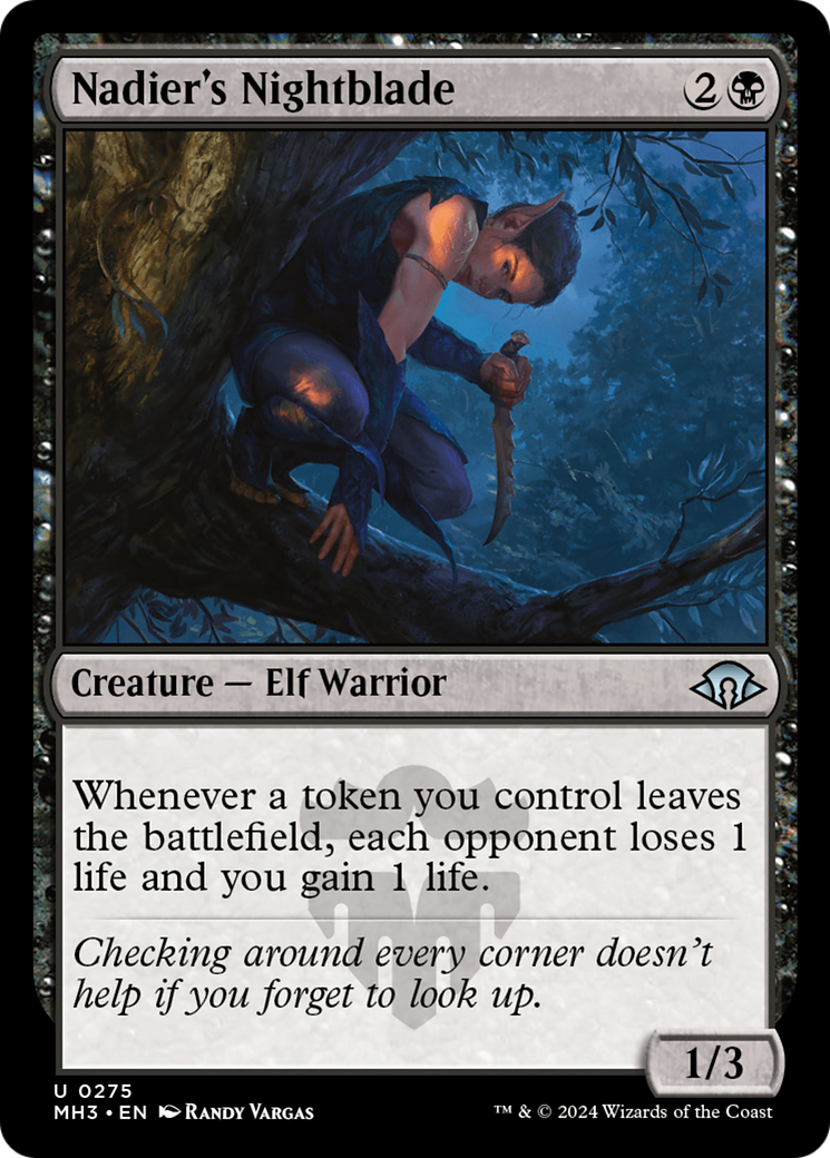 Nadier's Nightblade [Modern Horizons 3] | Local Legends