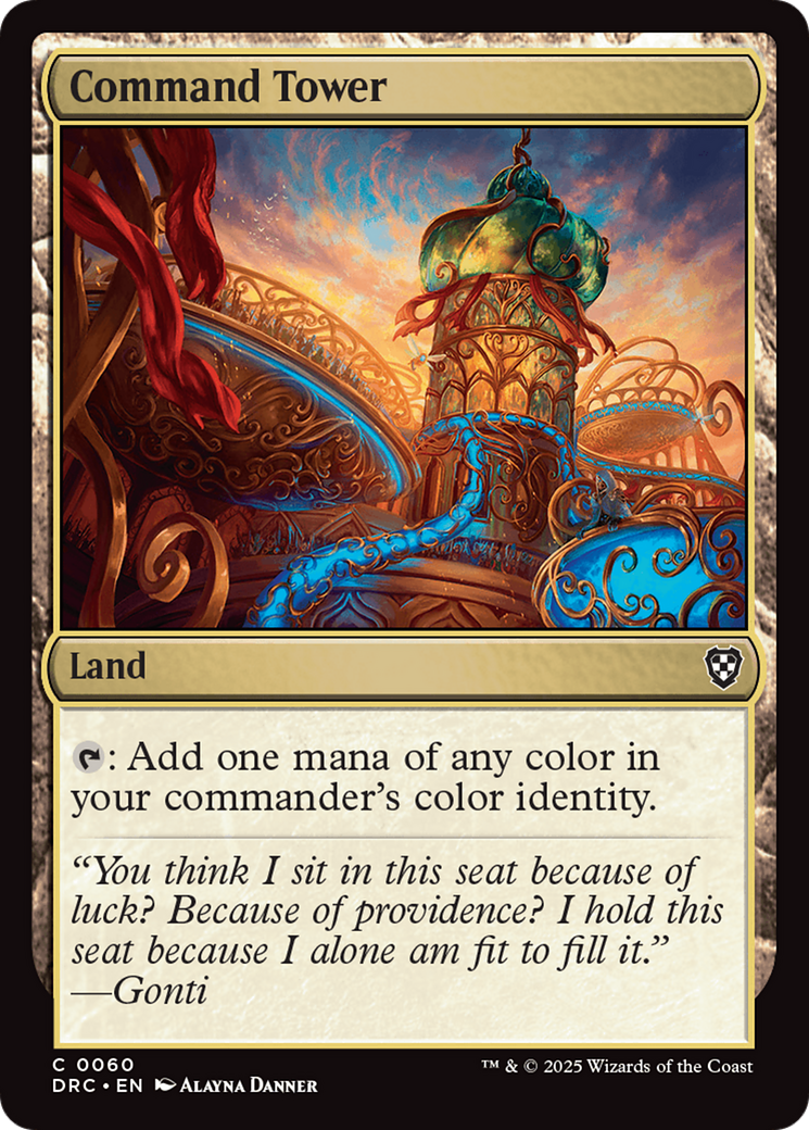 Command Tower (0060) [Aetherdrift Commander] | Local Legends
