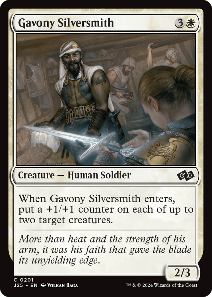 Gavony Silversmith [Foundations Jumpstart] | Golgari Games