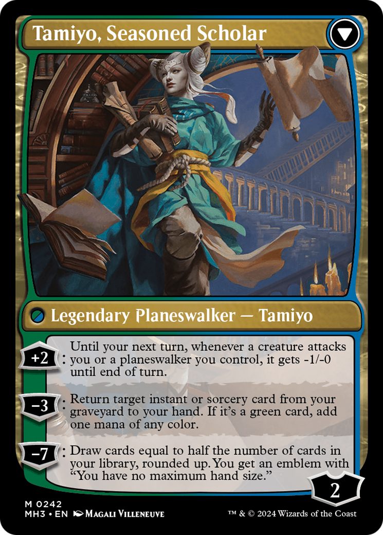 Tamiyo, Inquisitive Student // Tamiyo, Seasoned Scholar [Modern Horizons 3] | Golgari Games