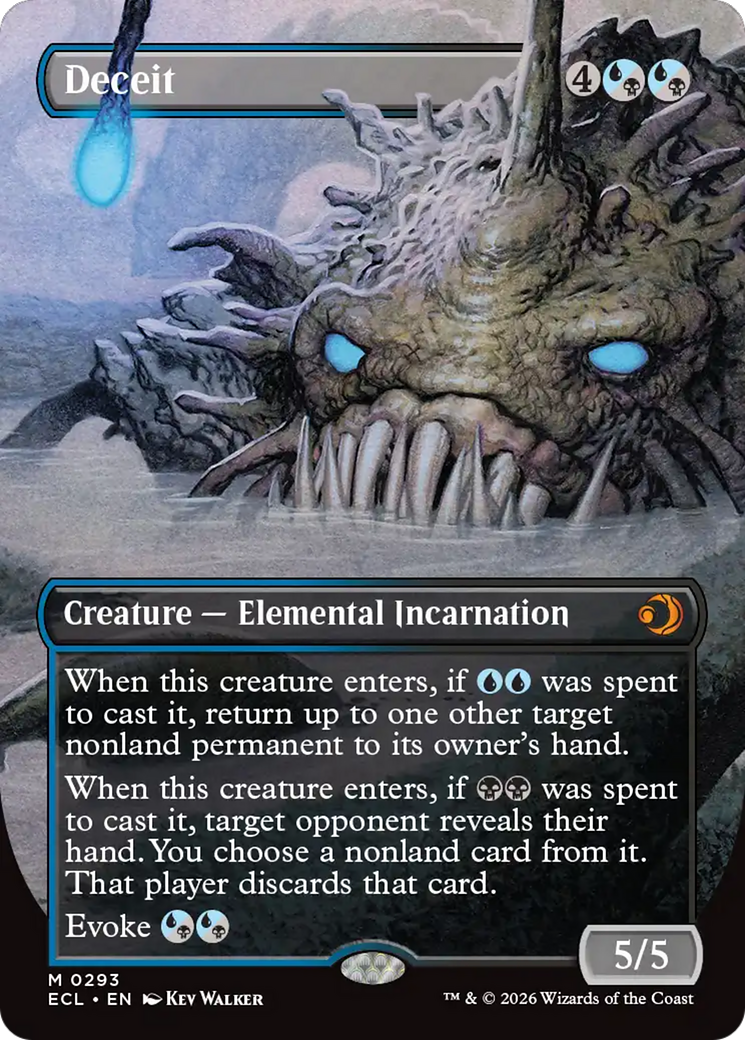 Deceit (Borderless) [Lorwyn Eclipsed] | Local Legends