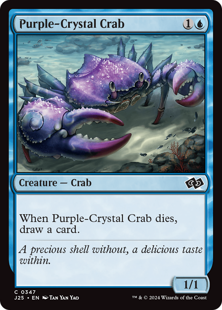 Purple-Crystal Crab [Foundations Jumpstart] | Local Legends