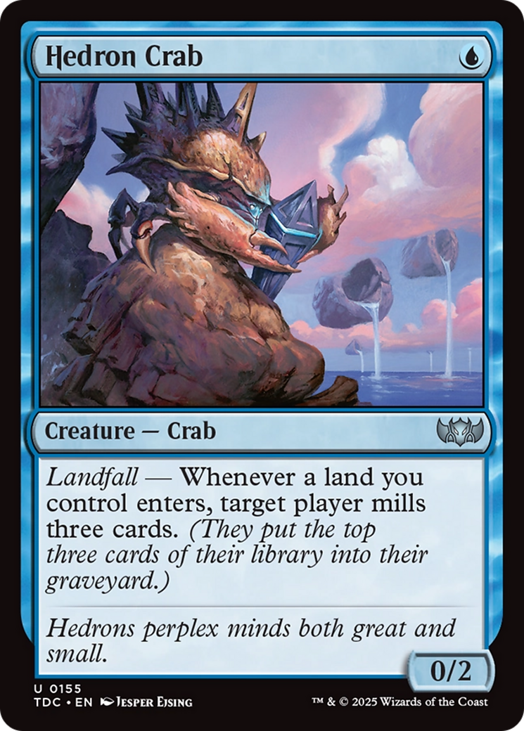 Hedron Crab [Tarkir: Dragonstorm Commander] | Local Legends