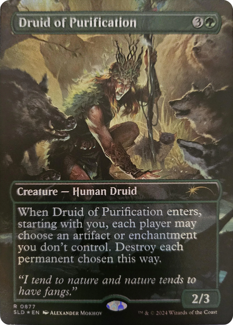 Druid of Purification (Rainbow Foil) [Secret Lair Drop Series] | Local Legends