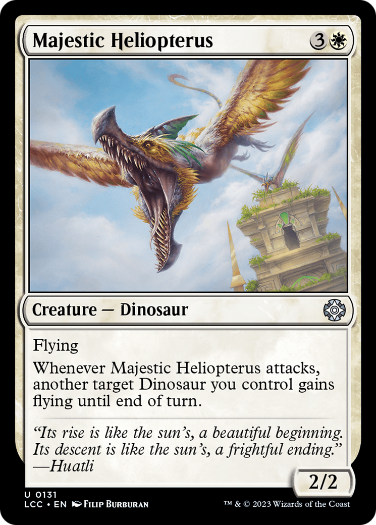Majestic Heliopterus [The Lost Caverns of Ixalan Commander] | Local Legends