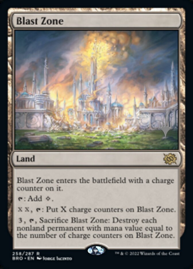 Blast Zone (Promo Pack) [The Brothers' War Promos] | Golgari Games