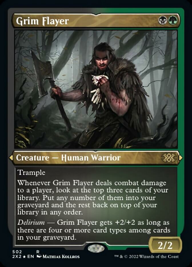 Grim Flayer (Foil Etched) [Double Masters 2022] | Local Legends