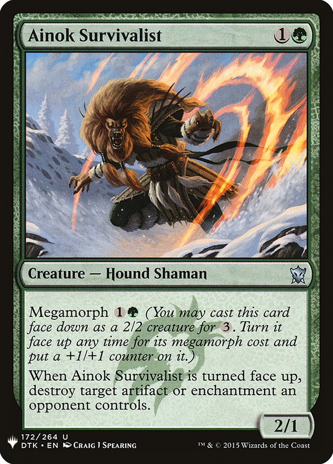 Ainok Survivalist [Mystery Booster] | Local Legends